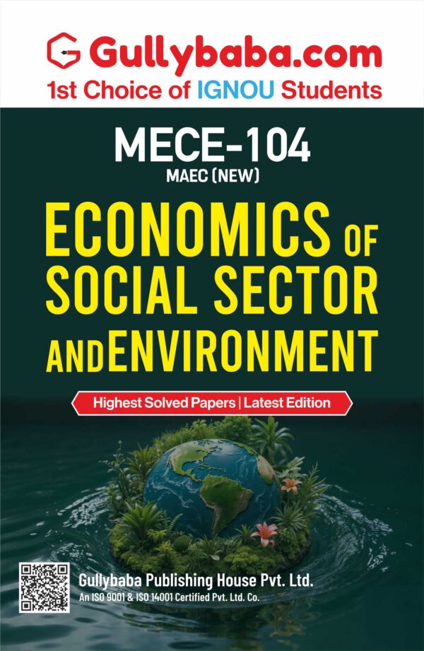 Economics of Social Sector and Environment